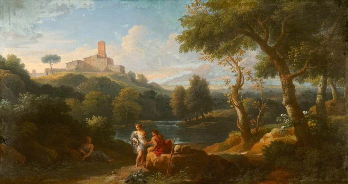Un paesaggio italiano con figure classiche - National Trust